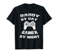 Daddy Day Gamer Night Video Gamer Gaming T-Shirt - Custom Art Print Unisex - T-Shirt, Sweatshirt, Hoodie