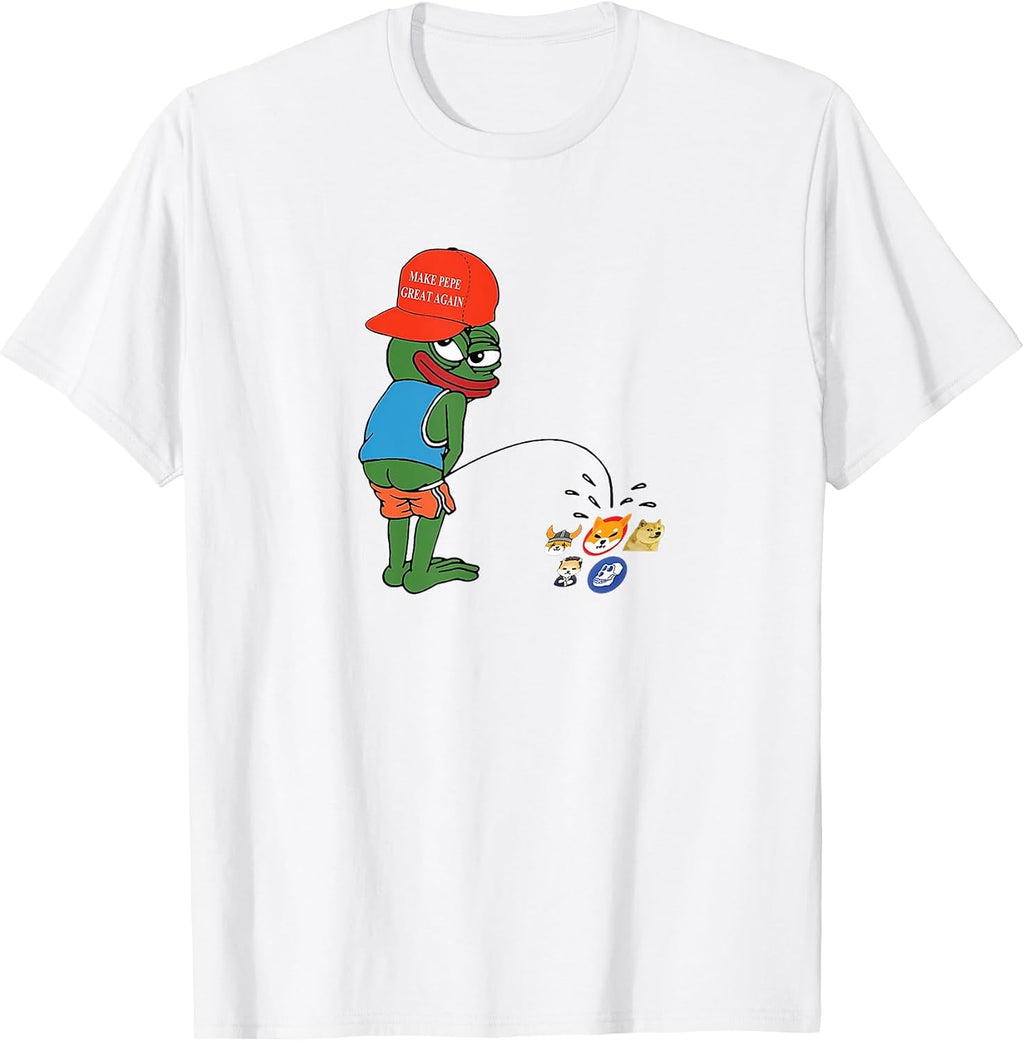 Pepe Coin Merch Co. - Adult & Kids T-Shirts, Sweatshirts & Hoodies apparel design preview 1