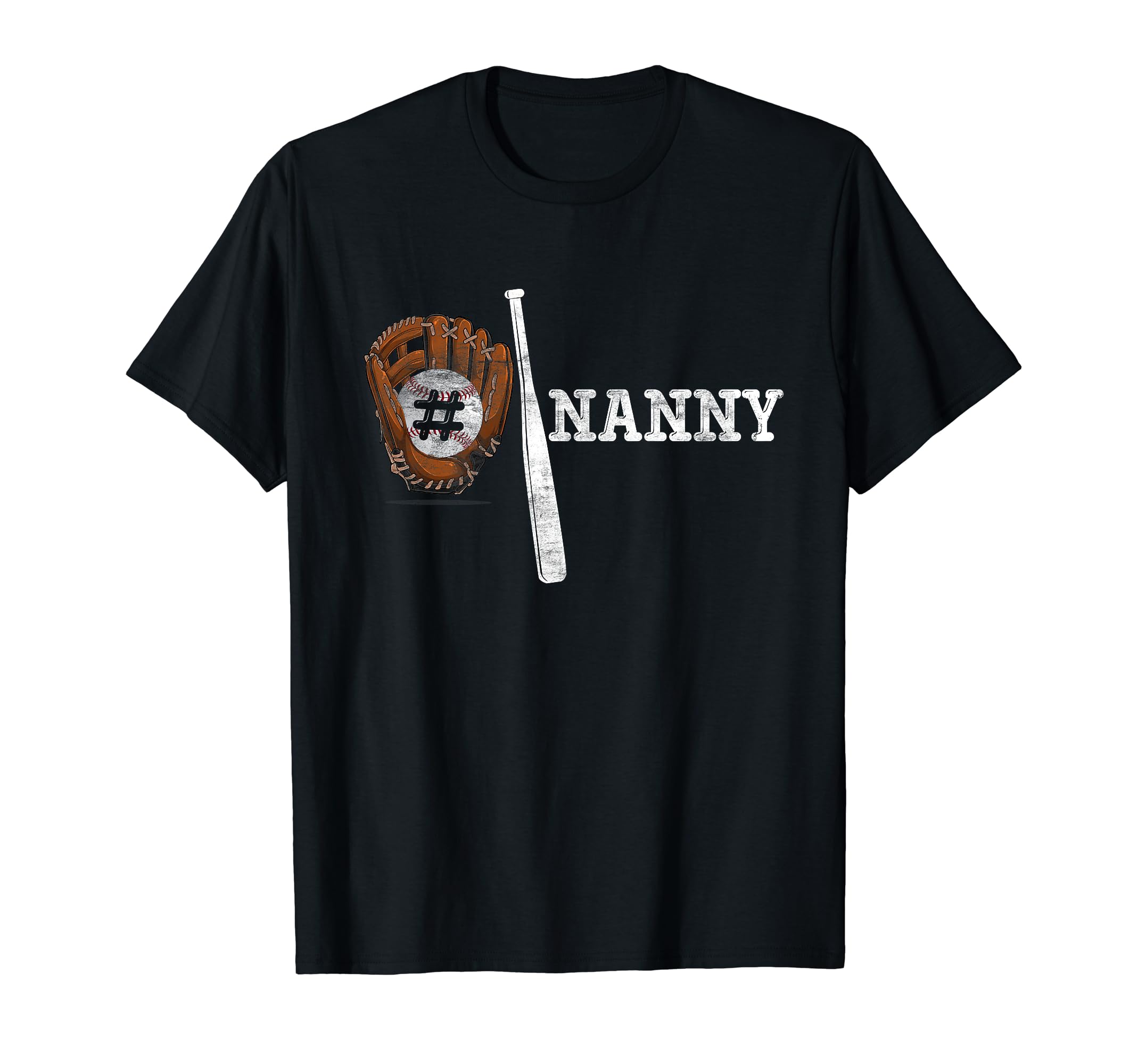 Number One Baseball Nanny Mothers T-Shirt - Streetwear Style for Adults - T-Shirt, Sweatshirt, Hoodie