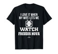 My Wife Lets Me Watch Freudis Nova T-Shirt - Trendy Graphic Unisex - T-Shirt, Sweatshirt, Hoodie