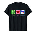 Peace Love Democrat T-Shirt - Fun Novelty Design Men Women - T-Shirt, Sweatshirt, Hoodie