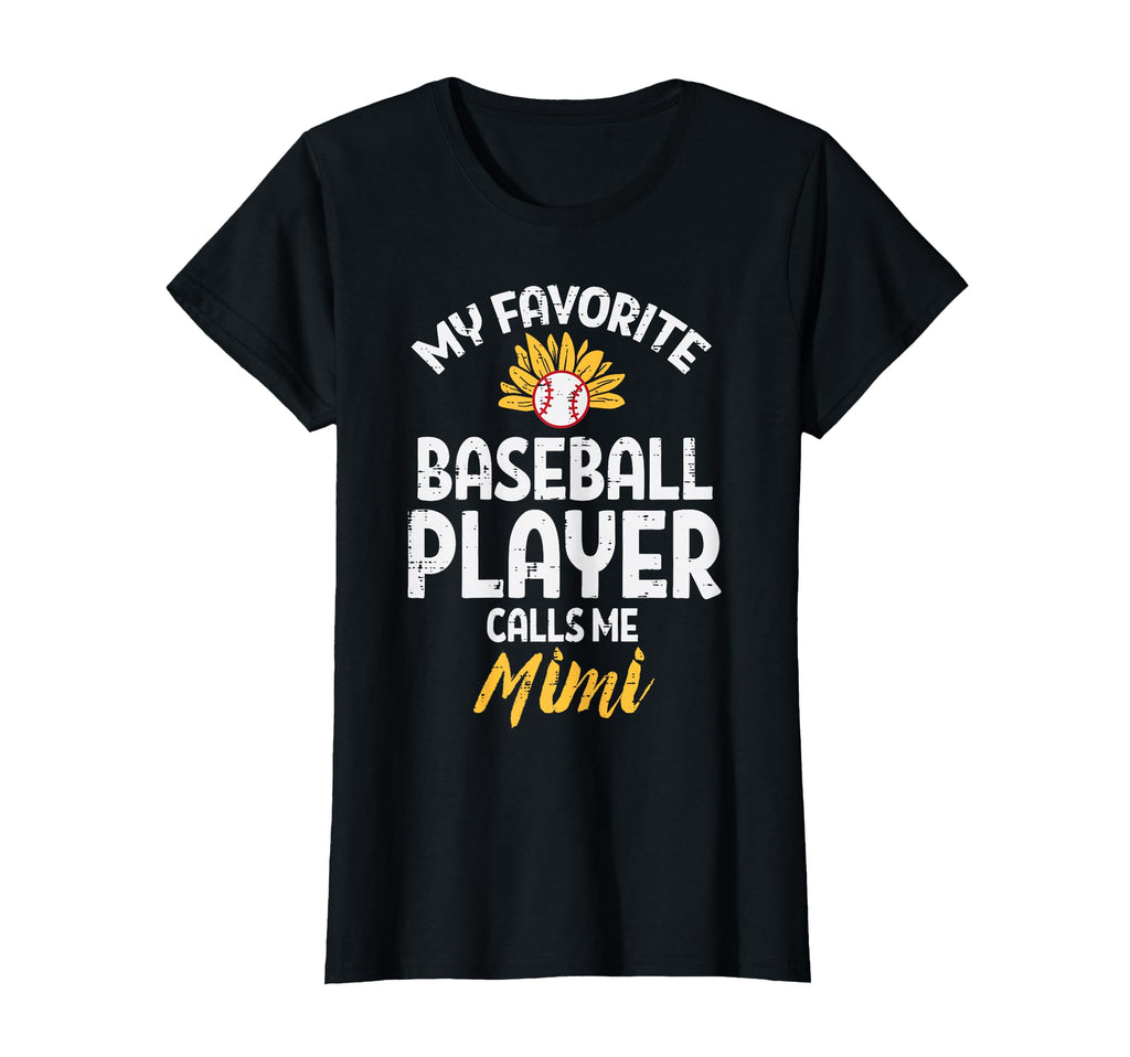 Favorite Baseball Player Mimi Sunflower T-Shirt - Graphic Print Unisex - T-Shirt, Sweatshirt, Hoodie