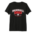Mens Baseball Dad Established Proud T-Shirt - Custom Art Print Unisex - T-Shirt, Sweatshirt, Hoodie