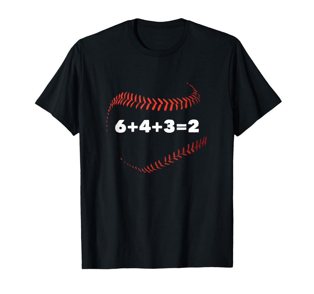 6 4 3 2 Double Play Baseball Player T-Shirt - Streetwear Style for Adults - T-Shirt, Sweatshirt, Hoodie