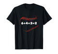 6 4 3 2 Double Play Baseball Player T-Shirt - Streetwear Style for Adults - T-Shirt, Sweatshirt, Hoodie