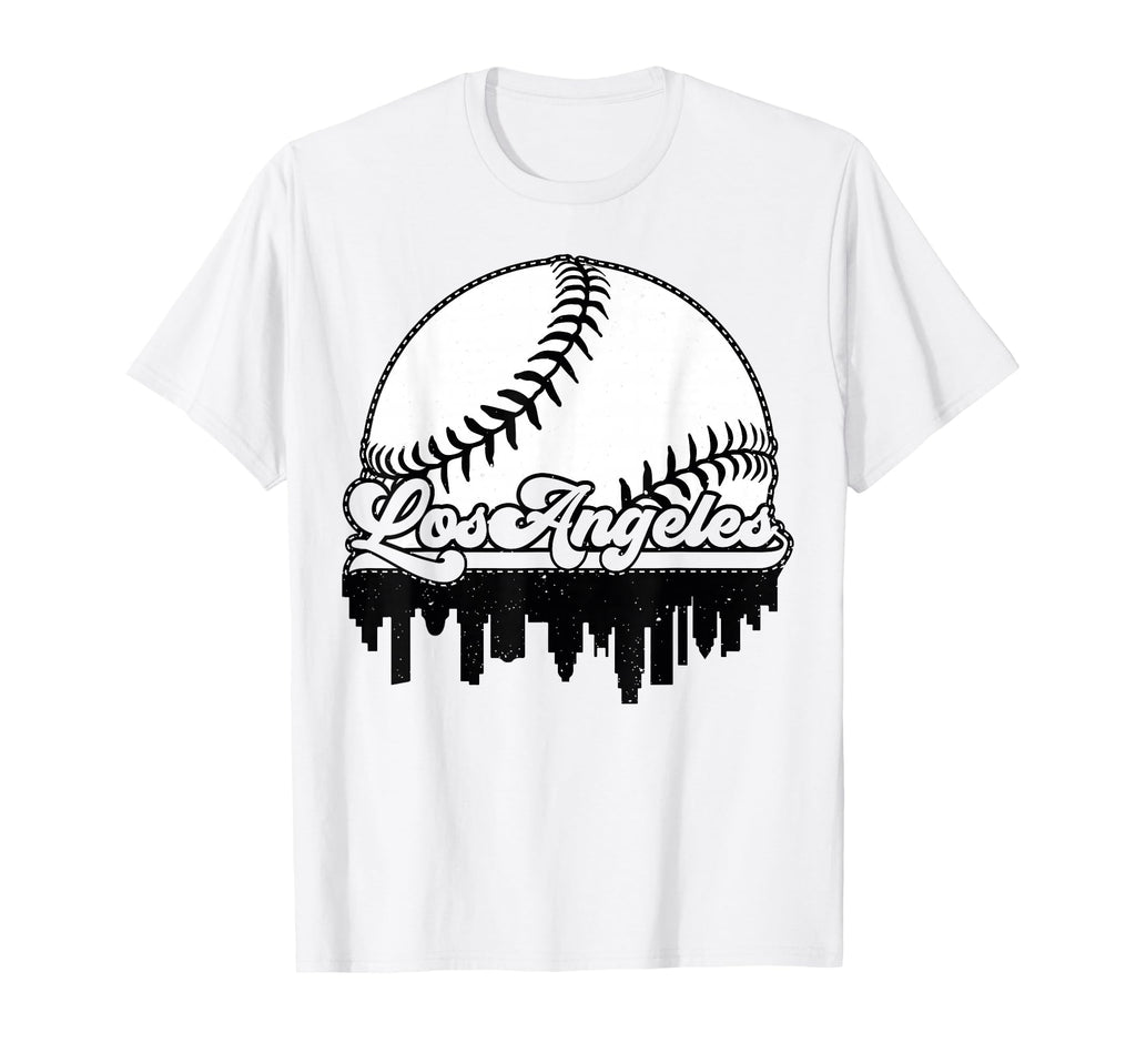 Los Angeles Baseball Distressed T-Shirt - Casual Everyday Wear Men Women - T-Shirt, Sweatshirt, Hoodie