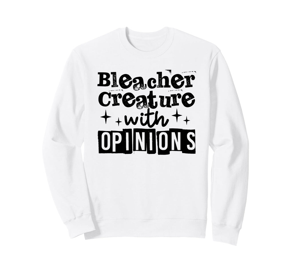 Bleacher Creature Opinions Baseball Sweatshirt - Graphic Print Unisex - T-Shirt, Sweatshirt, Hoodie