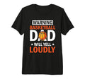 Fathers Day Basketball Dad Game Day Tri T-Shirt - Trendy Graphic Unisex - T-Shirt, Sweatshirt, Hoodie