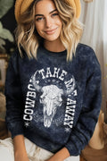 Cowboy Take Me Awy Mineral Graphic Brushed - Adult & Kids T-Shirts, Sweatshirts & Hoodies apparel design preview 1