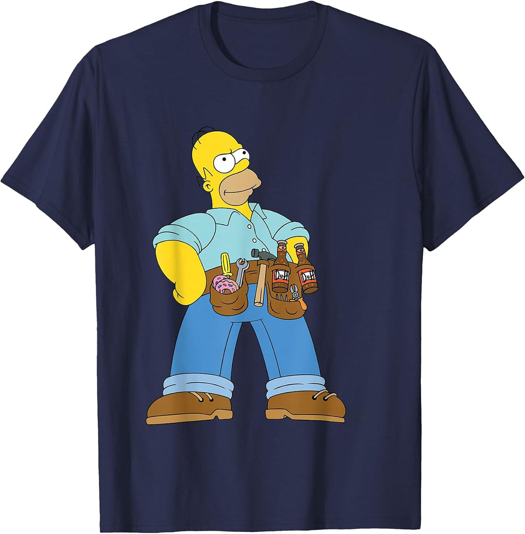 The Simpsons Duff Donuts Handyman Homer - Adult & Kids T-Shirts, Sweatshirts & Hoodies apparel design preview 1