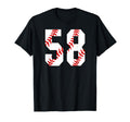 Baseball Mom 58 Jersey Baseball T-Shirt - Fun Novelty Design Unisex - T-Shirt, Sweatshirt, Hoodie