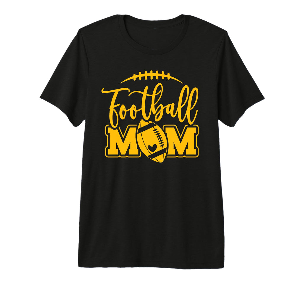 Game Day Black Yellow High School T-Shirt - Custom Art Print Unisex - T-Shirt, Sweatshirt, Hoodie