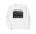 Boom Box 80S 90S Ghetto Blaster Sweatshirt - Graphic Print Men Women - T-Shirt, Sweatshirt, Hoodie