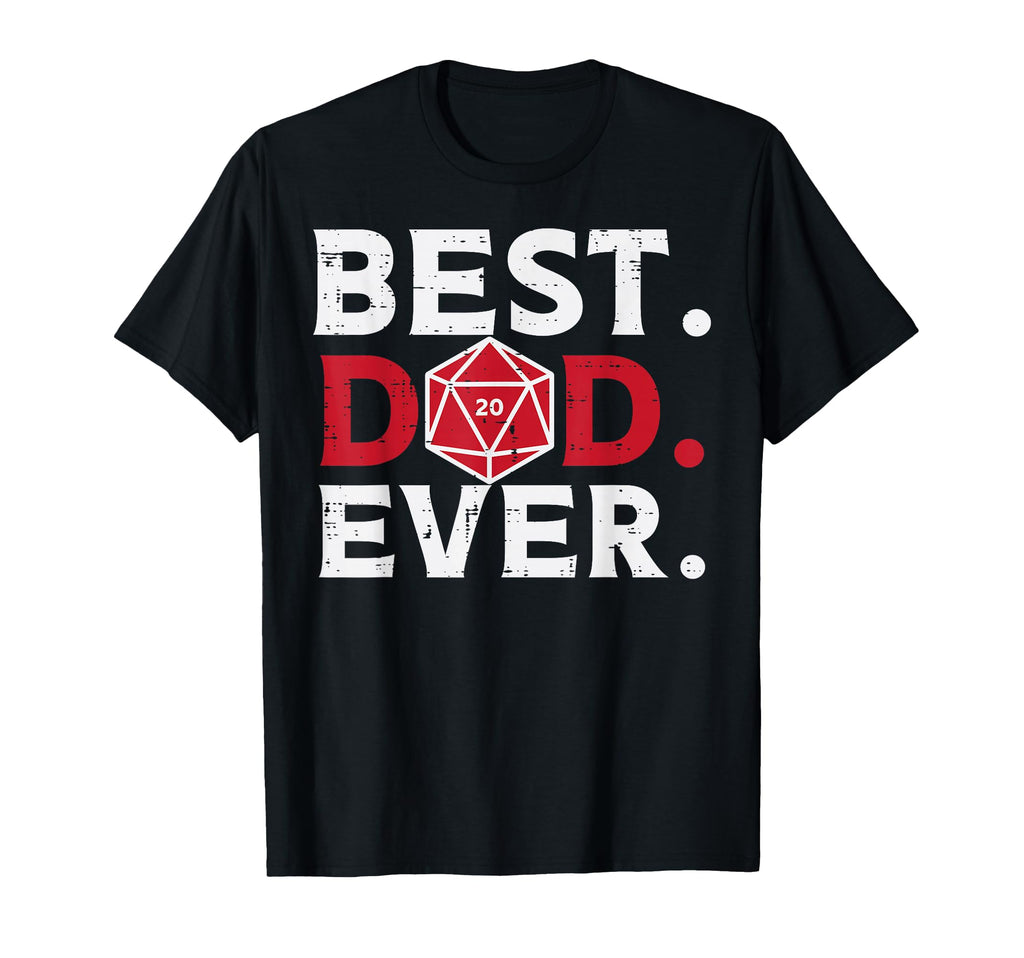 Rpg Best Dad Ever Funny Gamer Daddy Papa T-Shirt - Custom Art Print Unisex - T-Shirt, Sweatshirt, Hoodie