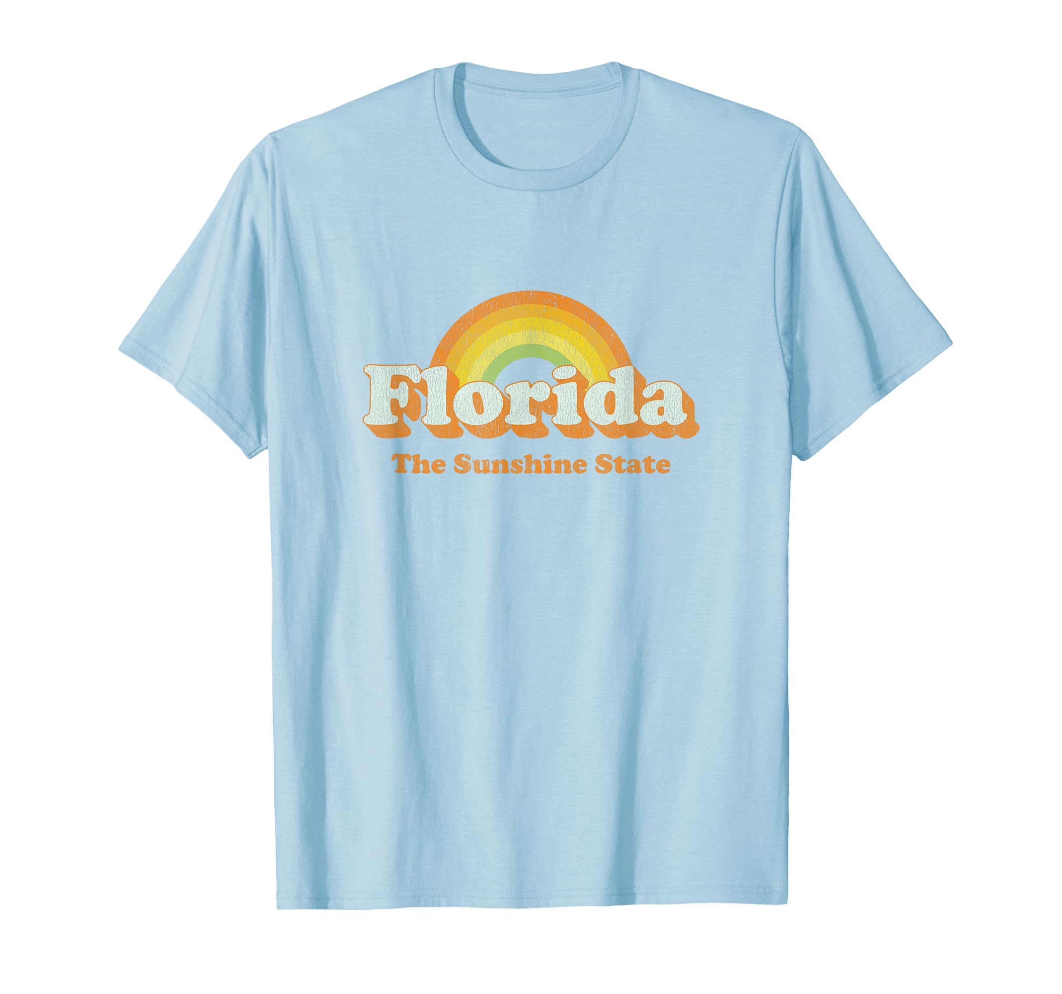 Florida 70S Rainbow T-Shirt - Minimalist Print for Adults - T-Shirt, Sweatshirt, Hoodie