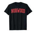 Norwood Oh Distressed Red Varsity T-Shirt - Graphic Print Men Women - T-Shirt, Sweatshirt, Hoodie