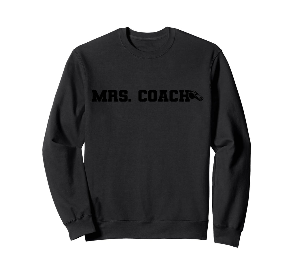Mrs Coach Funny Football Basketball Sweatshirt - Graphic Print for Adults - T-Shirt, Sweatshirt, Hoodie