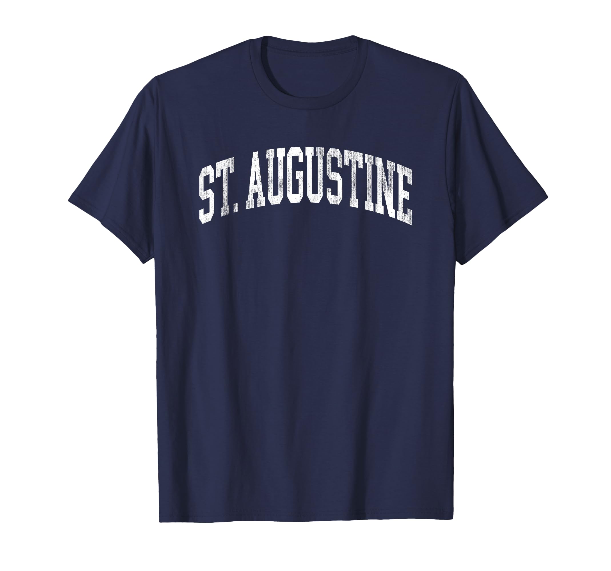 St Augustine Florida Varsity Arched T-Shirt - Custom Art Print Men Women - T-Shirt, Sweatshirt, Hoodie