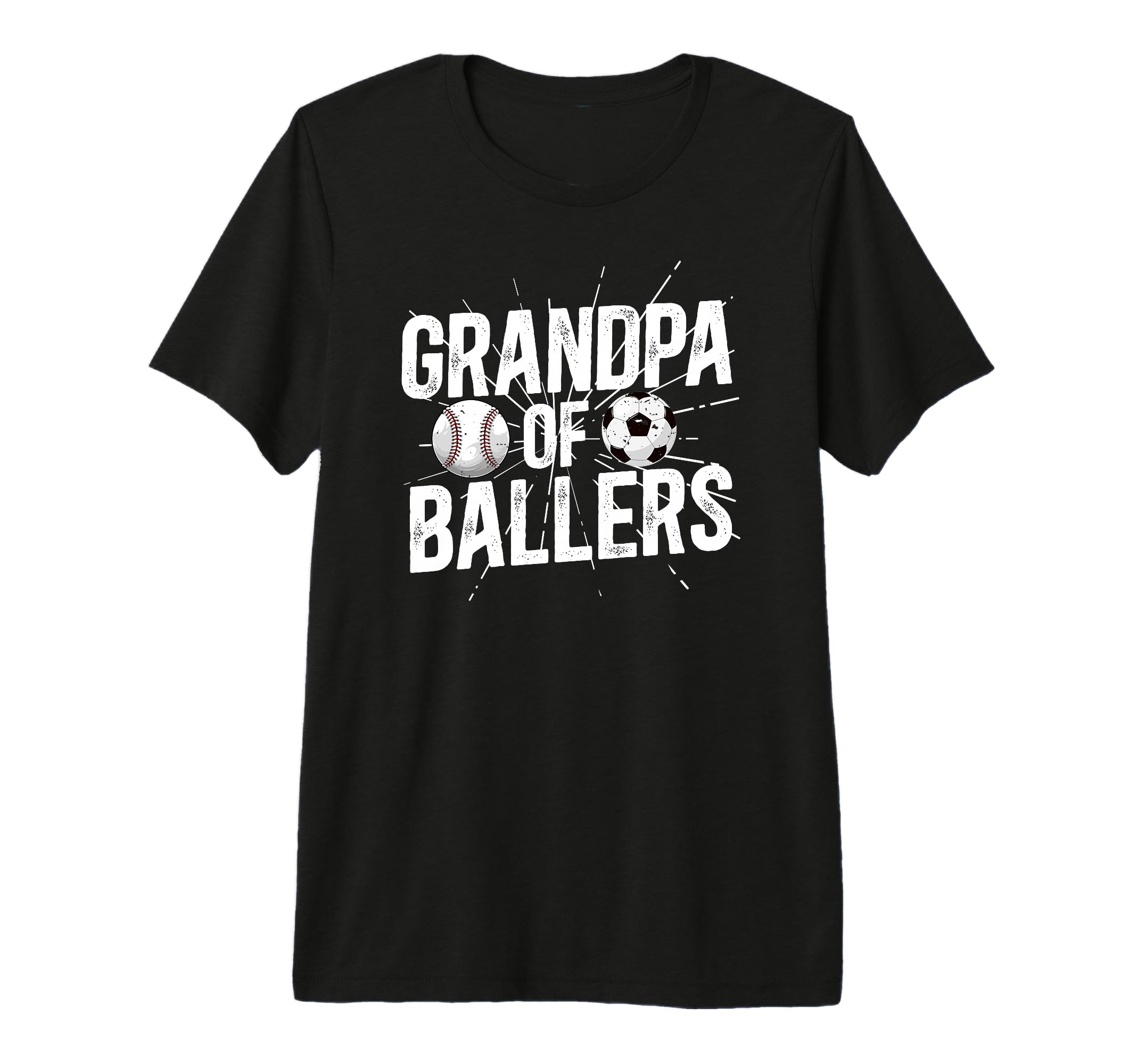 Mens Grandpa Ballers Proud Soccer T-Shirt - Unique Graphic for Adults - T-Shirt, Sweatshirt, Hoodie