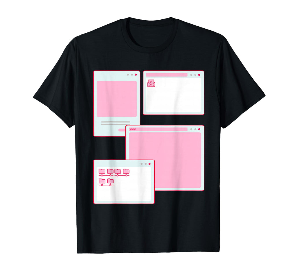 Vaporwave Aesthetic 90S Grunge T-Shirt - Casual Everyday Wear for Adults - T-Shirt, Sweatshirt, Hoodie