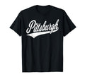 Pittsburgh Pa Varsity Script Sports T-Shirt - Aesthetic Graphic Unisex - T-Shirt, Sweatshirt, Hoodie