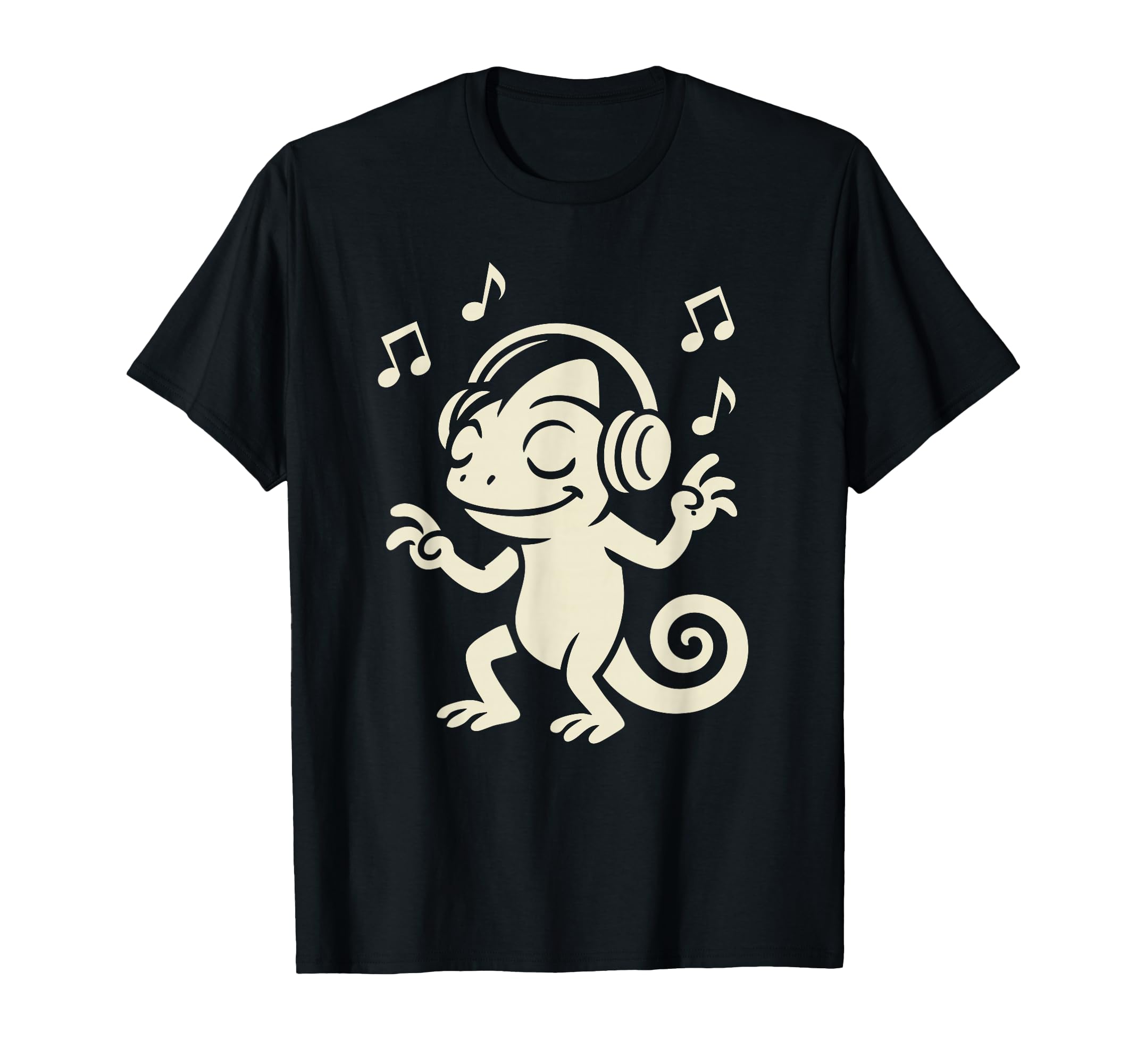 Lo Fi Music Chameleon Vaporwave Aesthetic T-Shirt - Novelty Apparel Unisex - T-Shirt, Sweatshirt, Hoodie