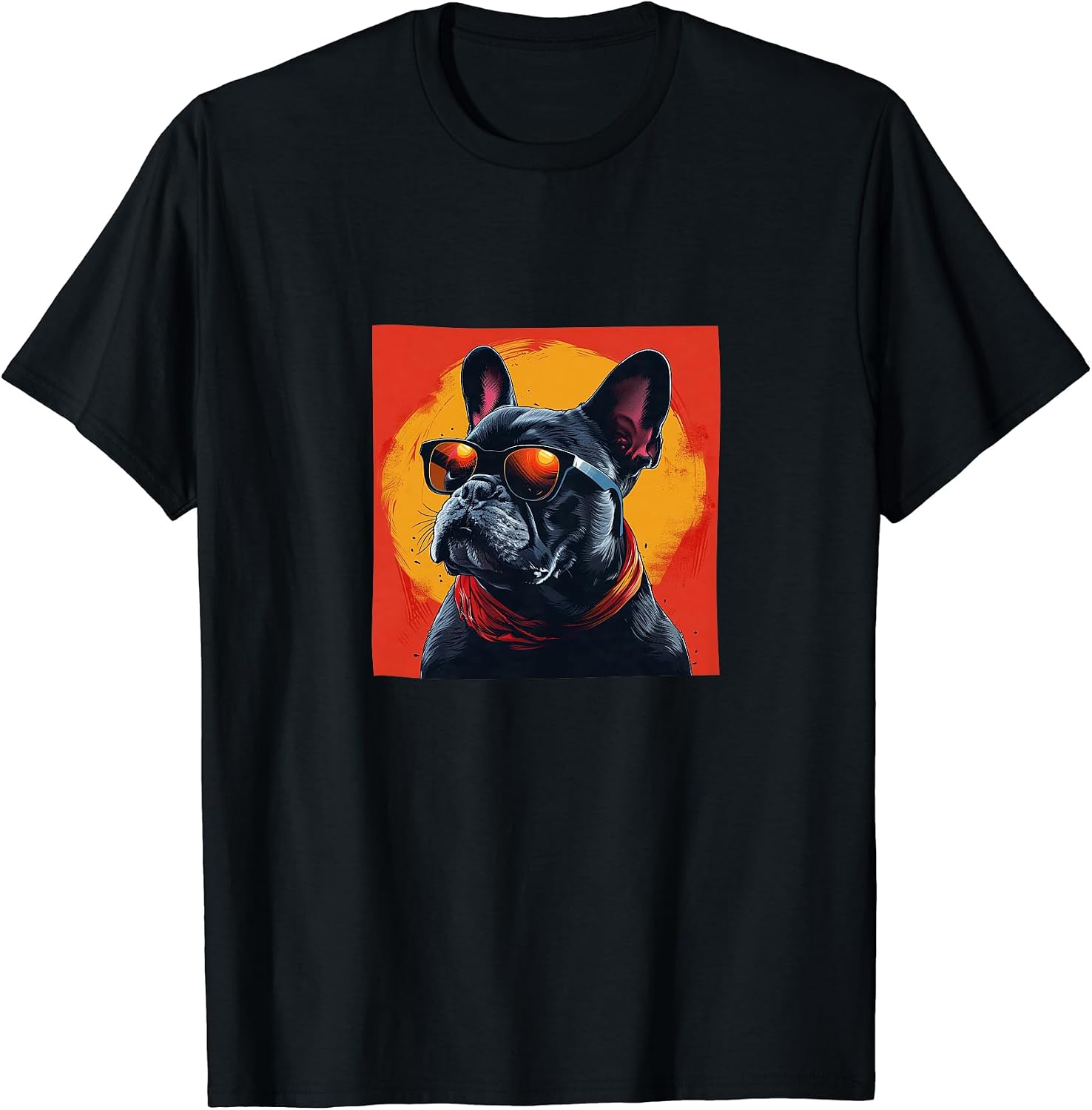 French Bulldog Sunglasses Retro Colorful Merch - Adult & Kids T-Shirts, Sweatshirts & Hoodies apparel design preview 1