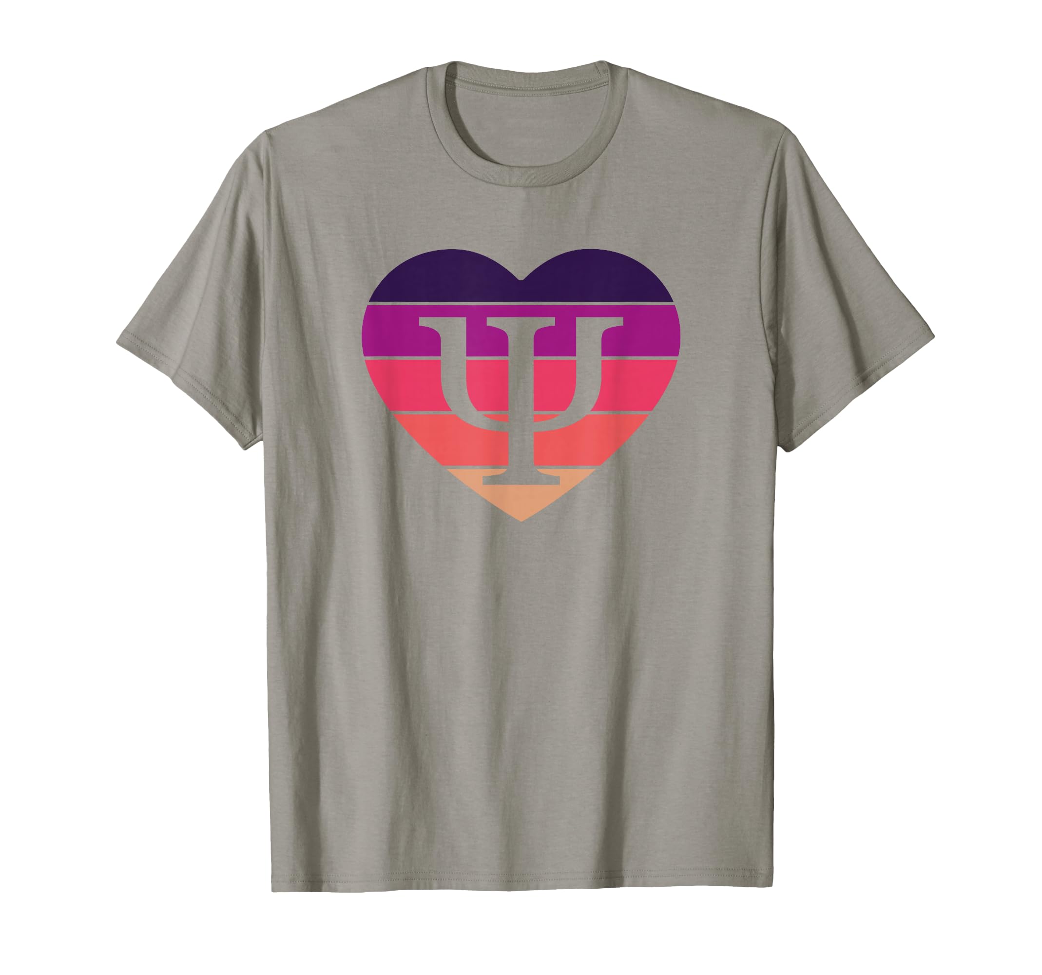 Psychology Psi Symbol Sunset T-Shirt - Trendy Graphic Unisex - T-Shirt, Sweatshirt, Hoodie