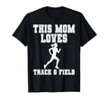This Mom Loves Track Field Game Day T-Shirt - Custom Art Print Unisex - T-Shirt, Sweatshirt, Hoodie
