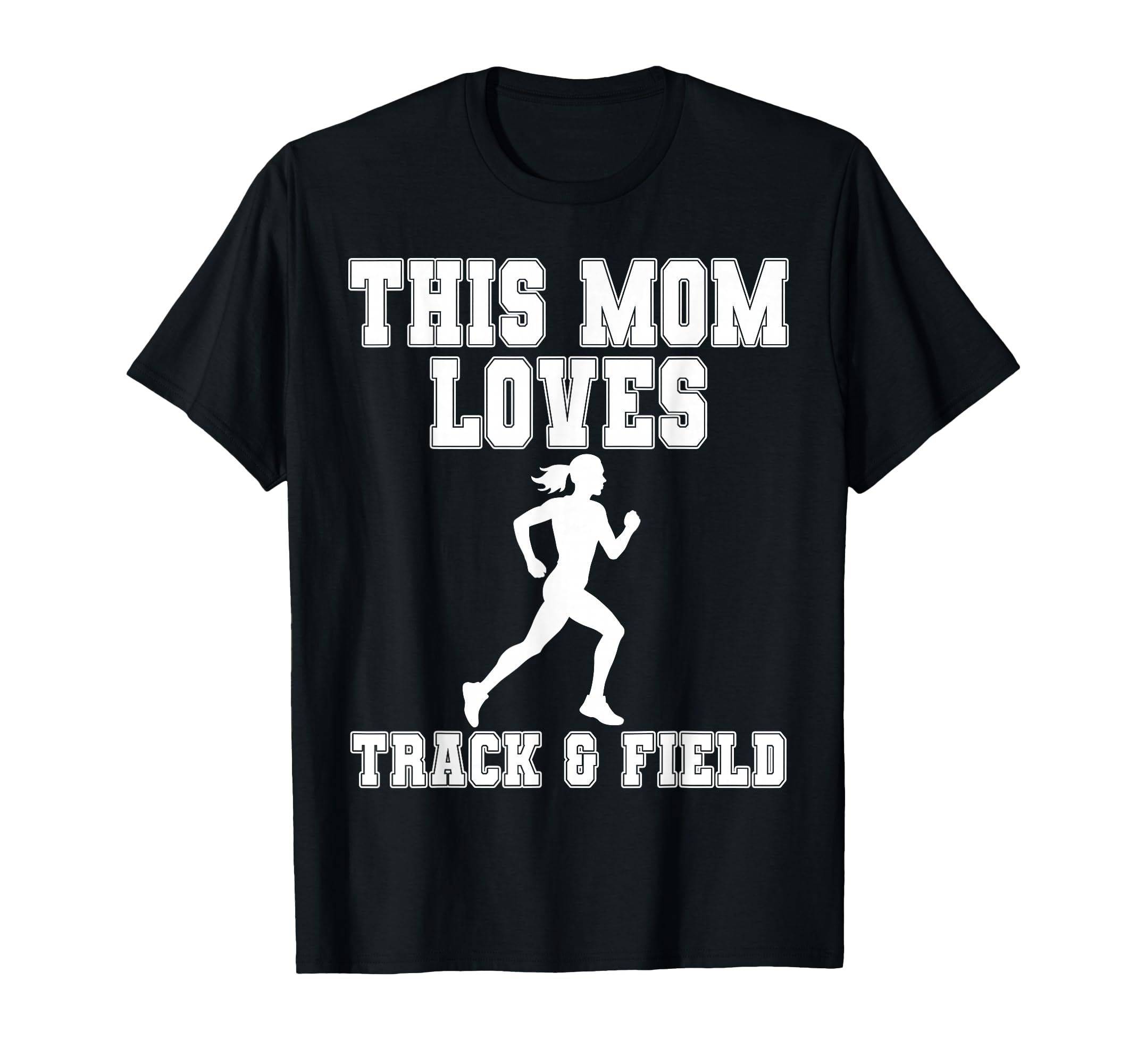 This Mom Loves Track Field Game Day T-Shirt - Custom Art Print Unisex - T-Shirt, Sweatshirt, Hoodie