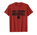 West Branch Bears High School Gear T-Shirt - Minimalist Print for Adults - T-Shirt, Sweatshirt, Hoodie