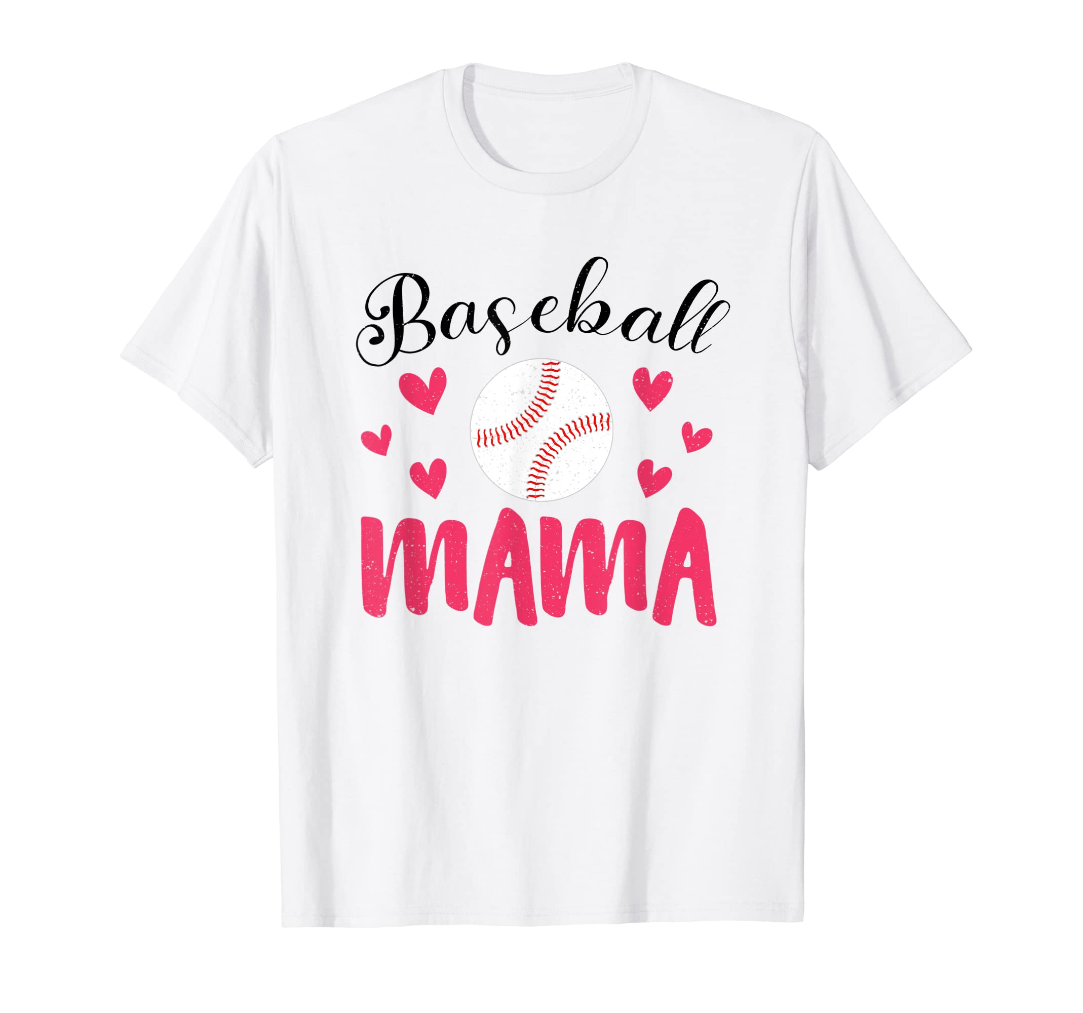 Baseball Mom Baseball Mama Womens T-Shirt - Aesthetic Graphic Unisex - T-Shirt, Sweatshirt, Hoodie