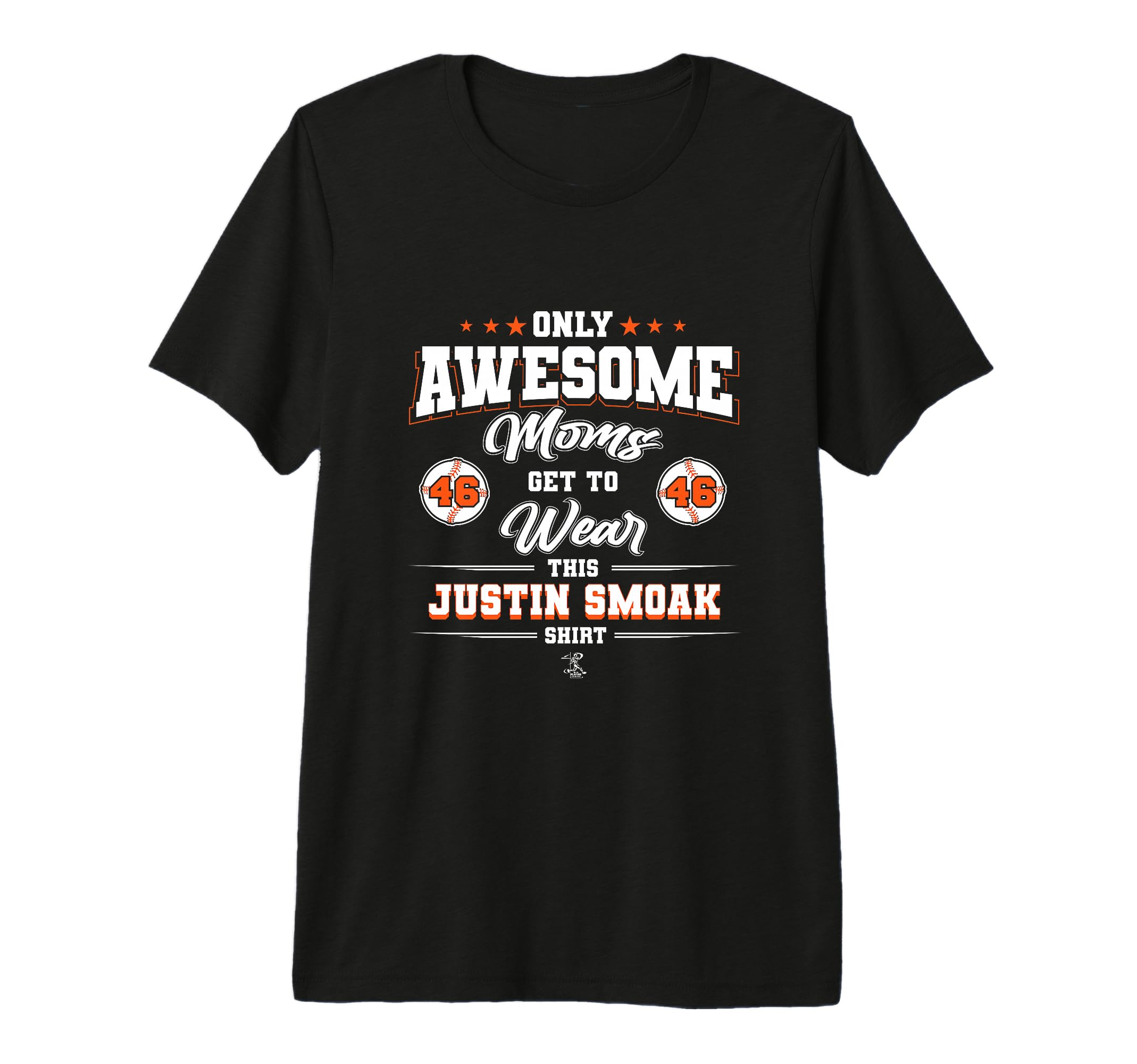 Justin Smoak Awesome Moms Tri Blend T-Shirt - Graphic Print Men Women - T-Shirt, Sweatshirt, Hoodie