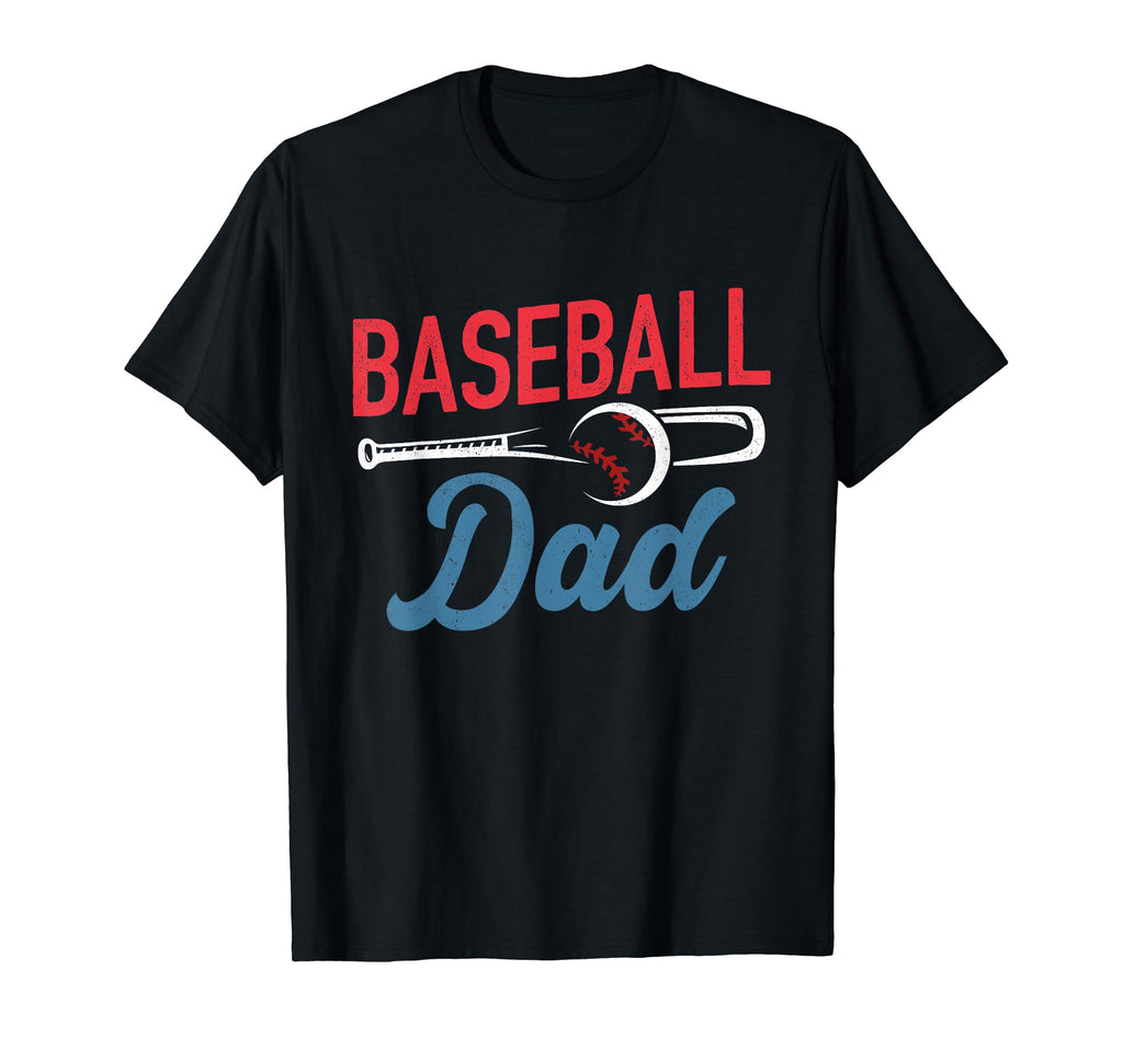 Baseball Dad Life Happy Fathers Day Dad T-Shirt - Unique Graphic Unisex - T-Shirt, Sweatshirt, Hoodie