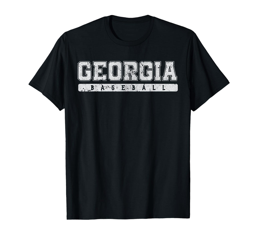 Georgia Baseball Tees Tanks Tops Hoodie - Minimalist Print Unisex - T-Shirt, Sweatshirt, Hoodie