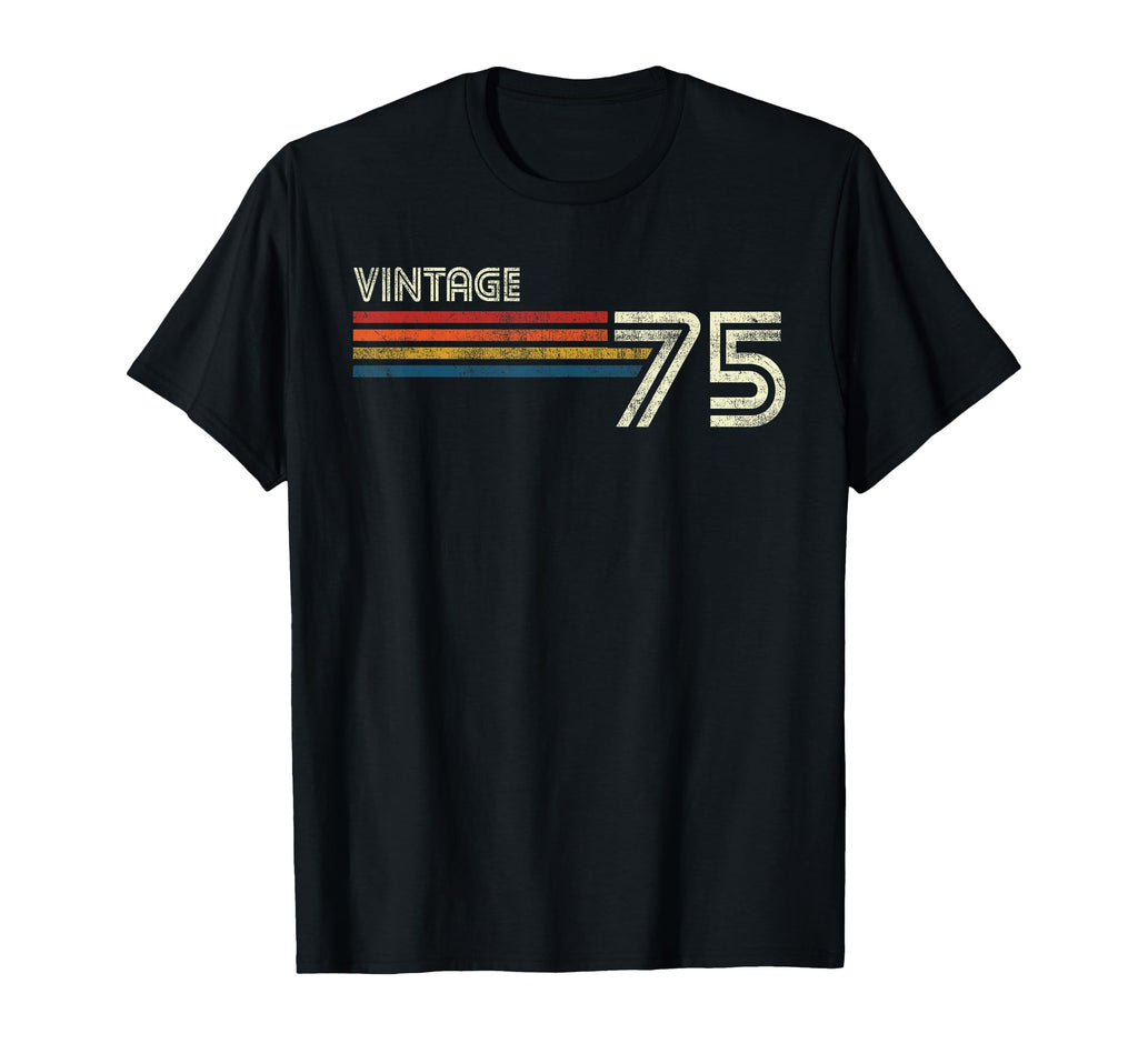 1975 Chest Stripe 48 Birthday T-Shirt - Fun Novelty Design for Adults - T-Shirt, Sweatshirt, Hoodie