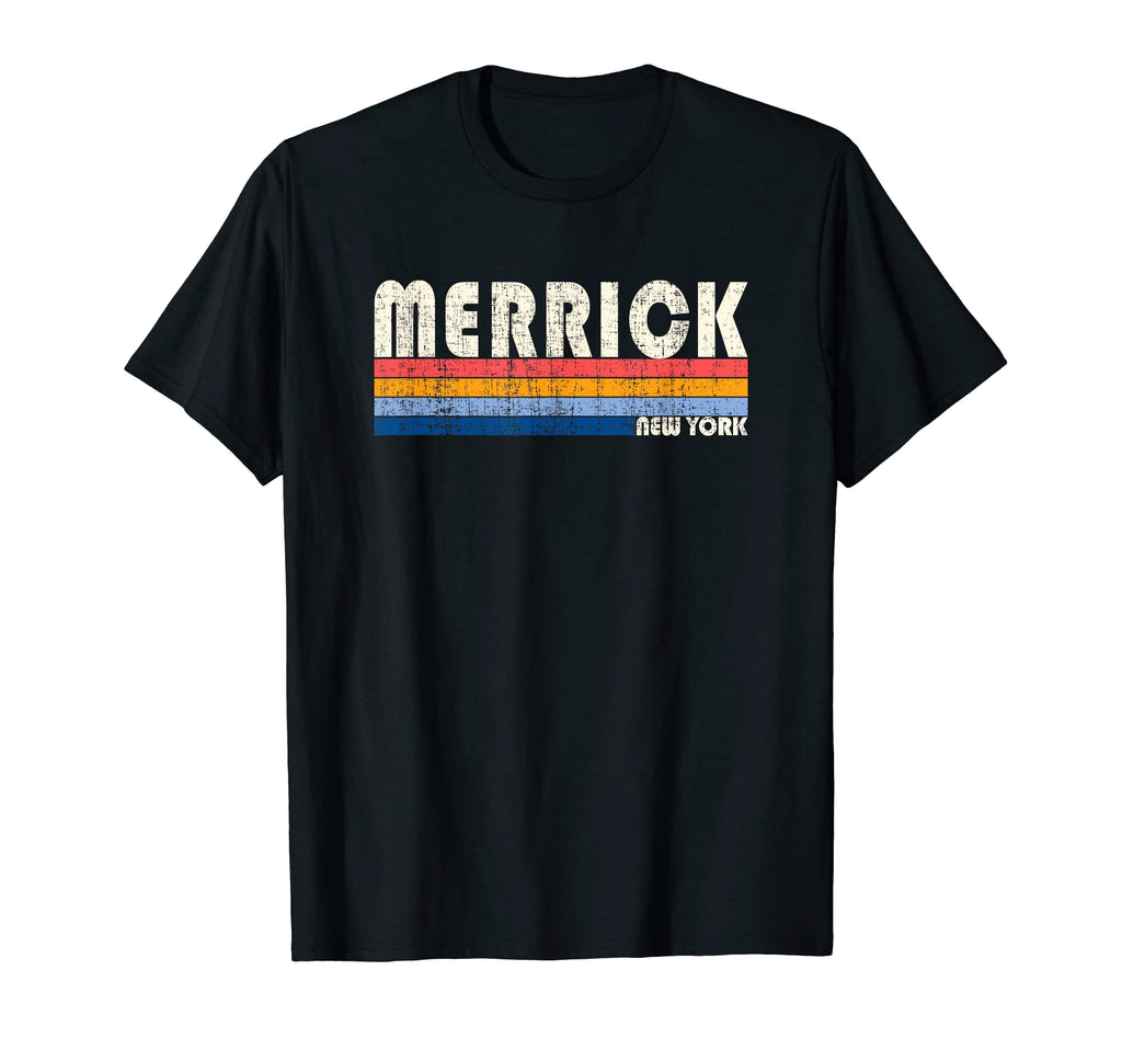 70S 80S Hometown Merrick Ny T-Shirt - Custom Art Print for Adults - T-Shirt, Sweatshirt, Hoodie