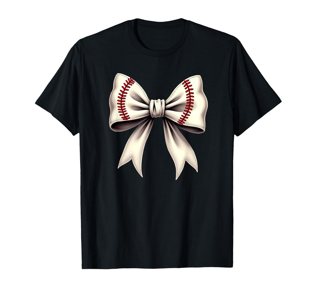 Baseball Coquette Bow Mommy T-Shirt - Fun Novelty Design Unisex - T-Shirt, Sweatshirt, Hoodie