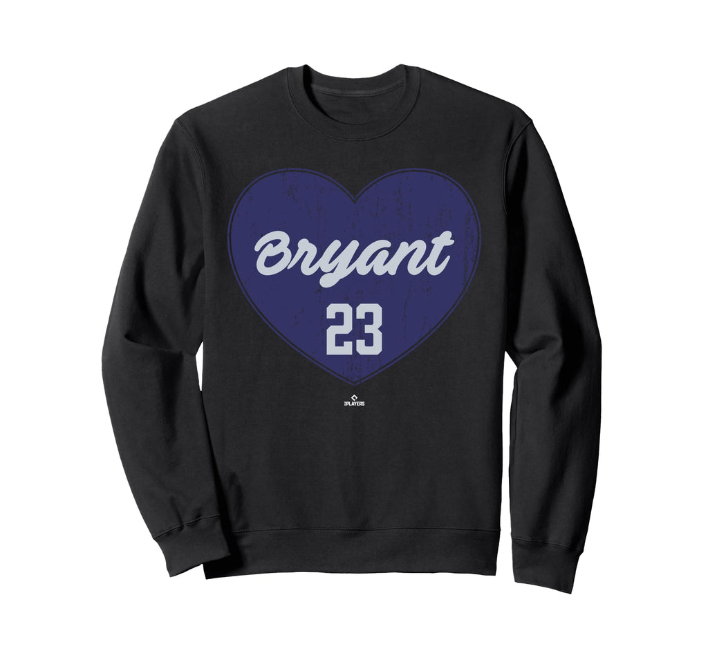 Distressed Heart Kris Bryant Sweatshirt - Trendy Graphic for Adults - T-Shirt, Sweatshirt, Hoodie