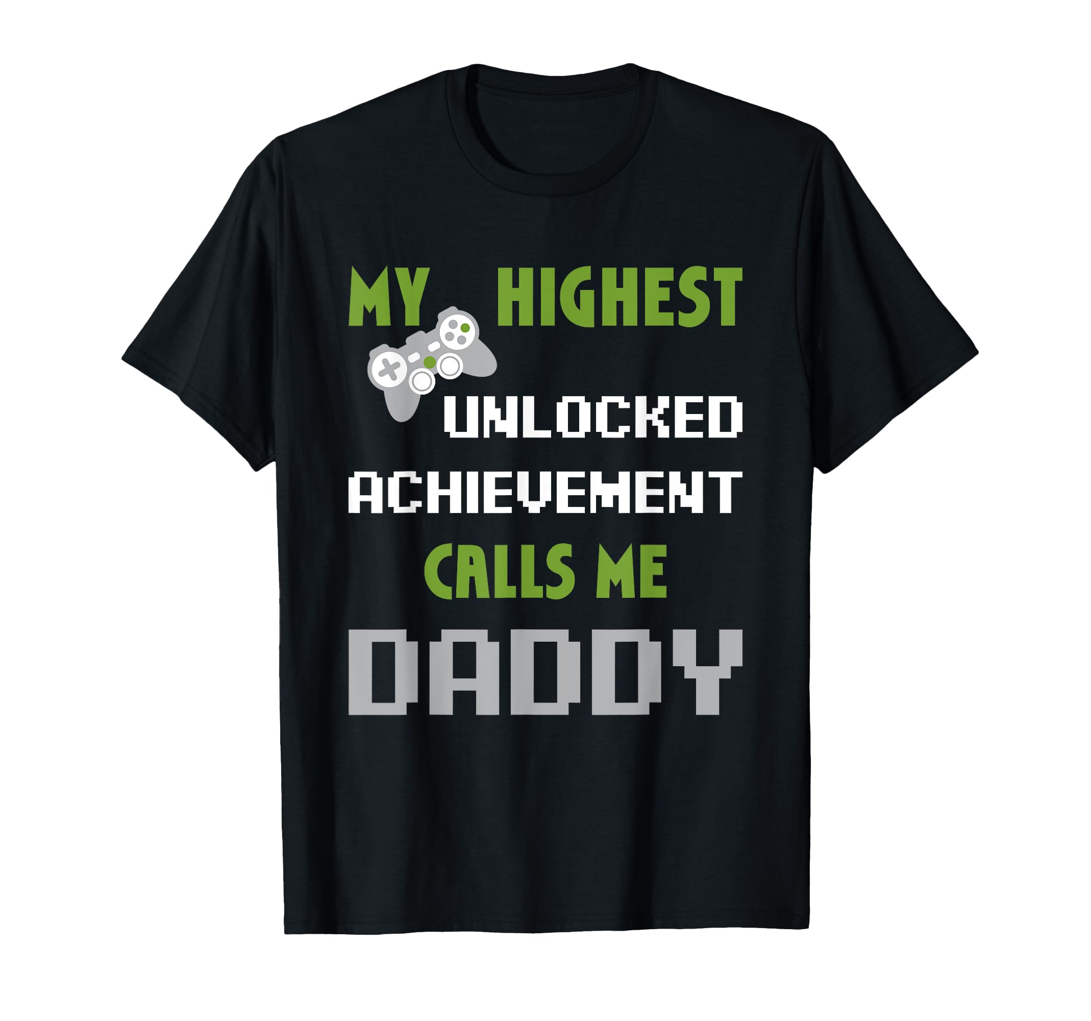Nerdy Funny Fathers Day Gamer Dad Video T-Shirt - Custom Art Print Unisex - T-Shirt, Sweatshirt, Hoodie