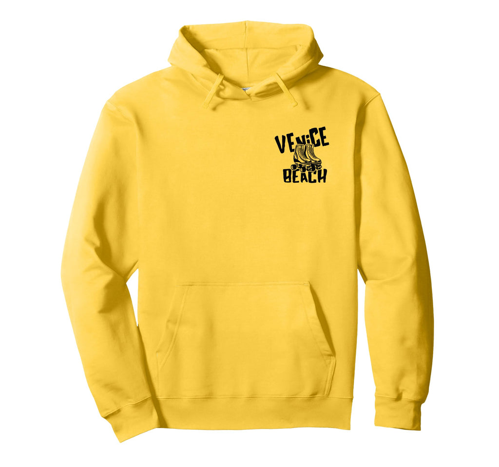 Venice Beach California Roller Skate Hoodie - Unique Graphic Men Women - T-Shirt, Sweatshirt, Hoodie