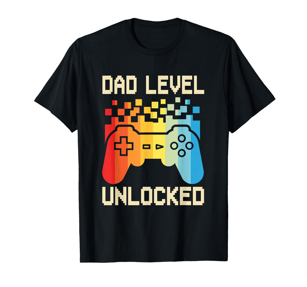 Dad Level Unlocked Funny New Dad Father T-Shirt - Aesthetic Graphic Unisex - T-Shirt, Sweatshirt, Hoodie