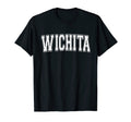 Wichita Ks Kansas Usa Sports Varsity T-Shirt - Minimalist Print Unisex - T-Shirt, Sweatshirt, Hoodie