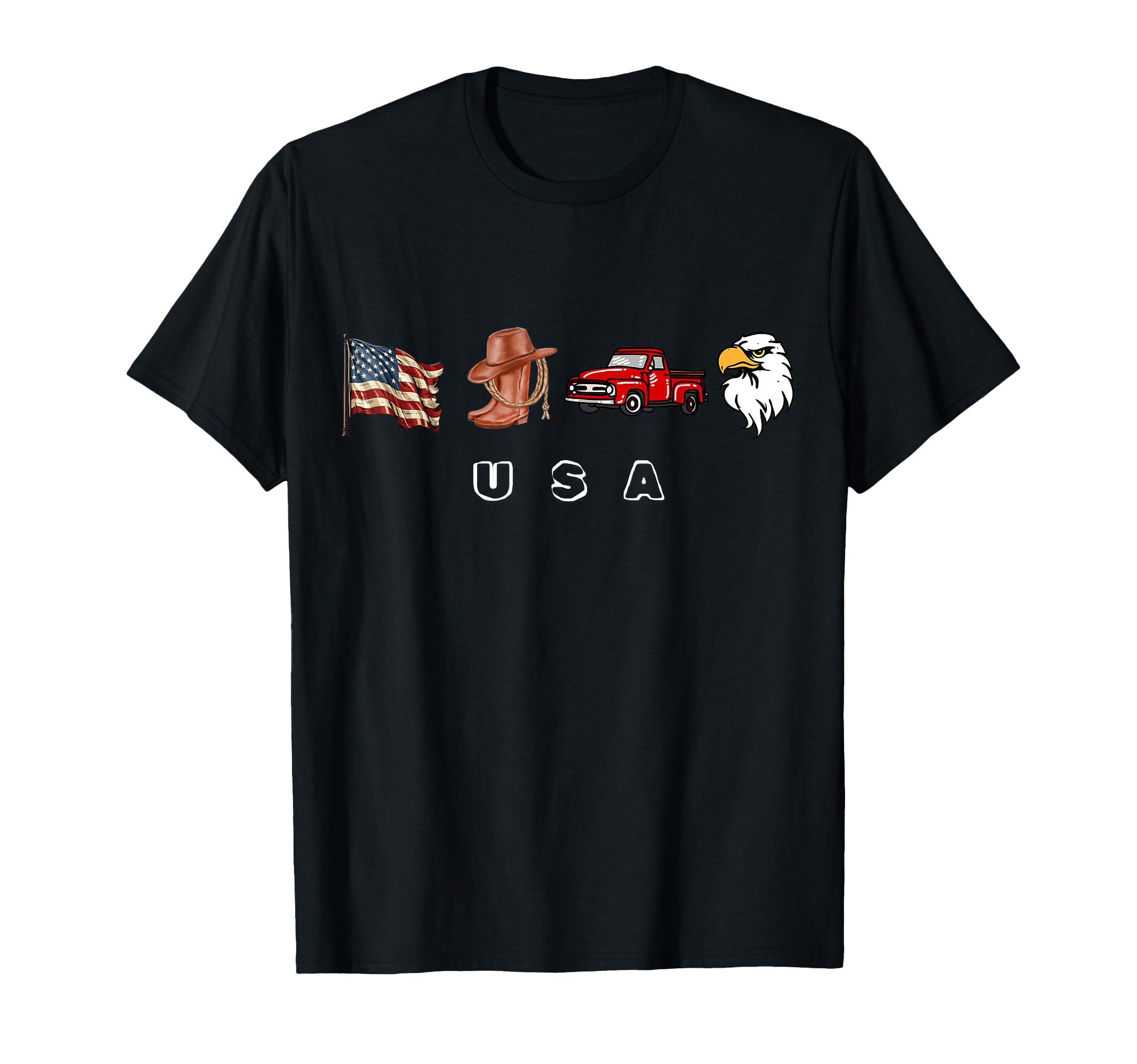 Cowboy Boots Hat Semi Trucks Driver T-Shirt - Fun Novelty Design Unisex - T-Shirt, Sweatshirt, Hoodie