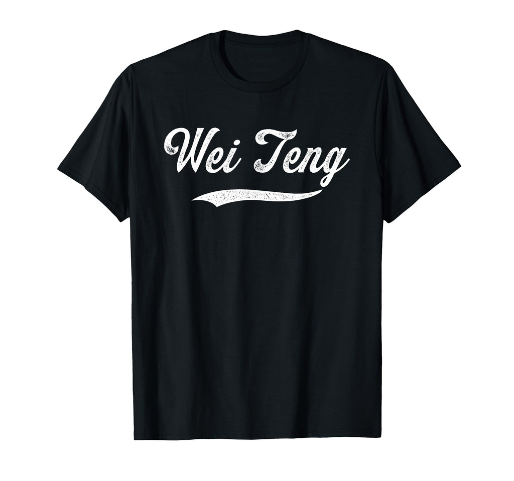 Distressed Script Kai Wei Teng T-Shirt - Unique Graphic for Adults - T-Shirt, Sweatshirt, Hoodie
