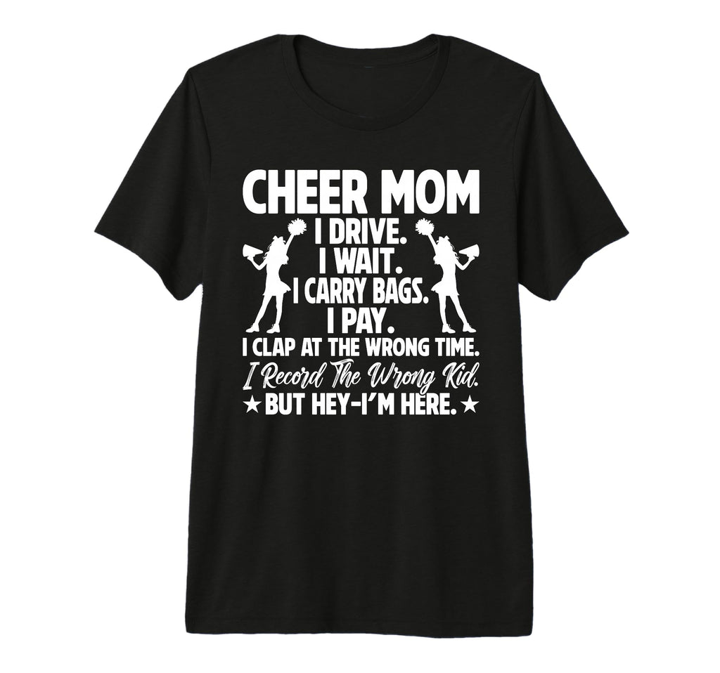 Cheer Mom Funny Mothers Day Cheerleader T-Shirt - Trendy Graphic Unisex - T-Shirt, Sweatshirt, Hoodie