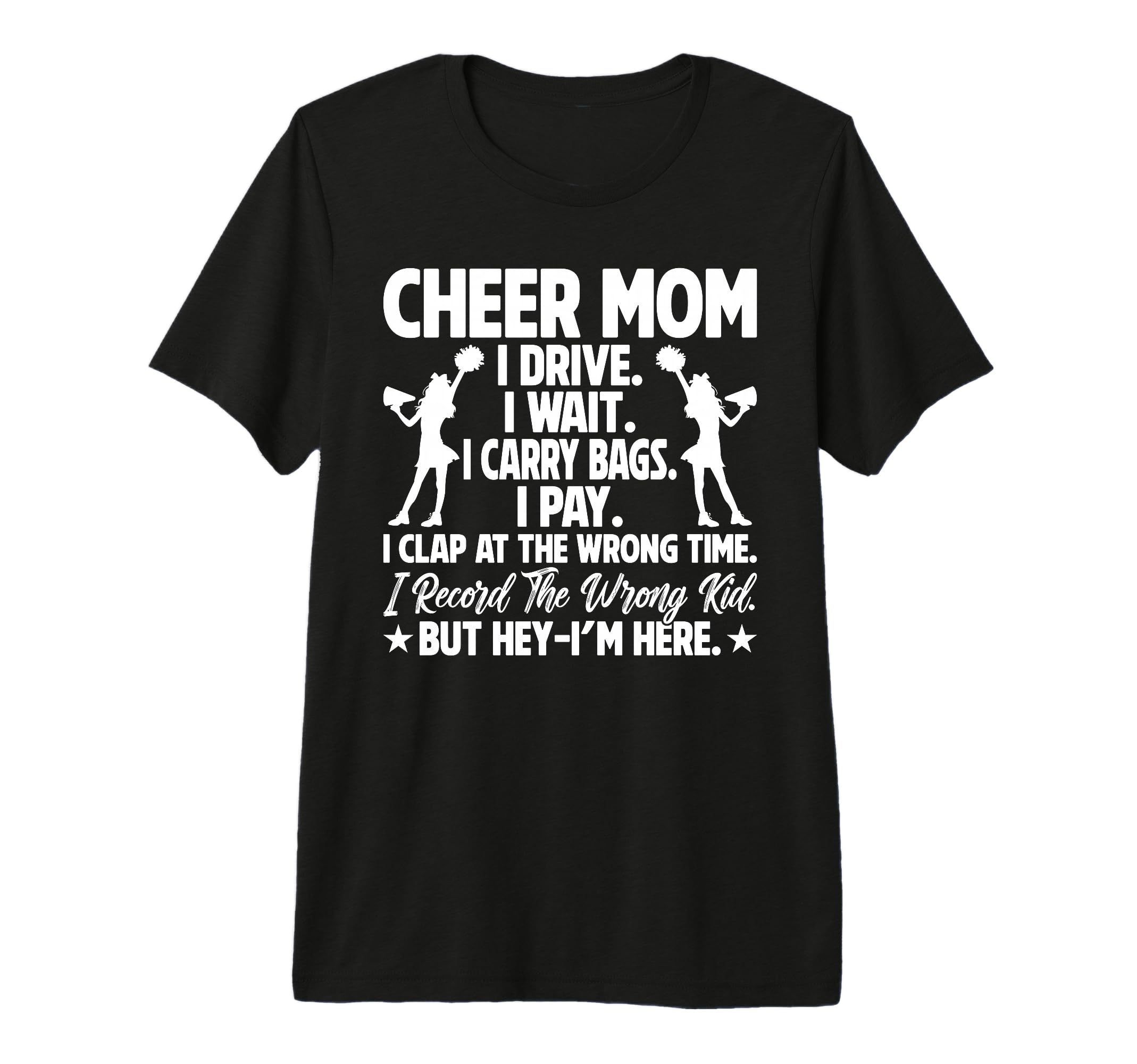 Cheer Mom Funny Mothers Day Cheerleader T-Shirt - Trendy Graphic Unisex - T-Shirt, Sweatshirt, Hoodie