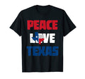 Us State Texas Map Hippie Texan T-Shirt - Fun Novelty Design for Adults - T-Shirt, Sweatshirt, Hoodie