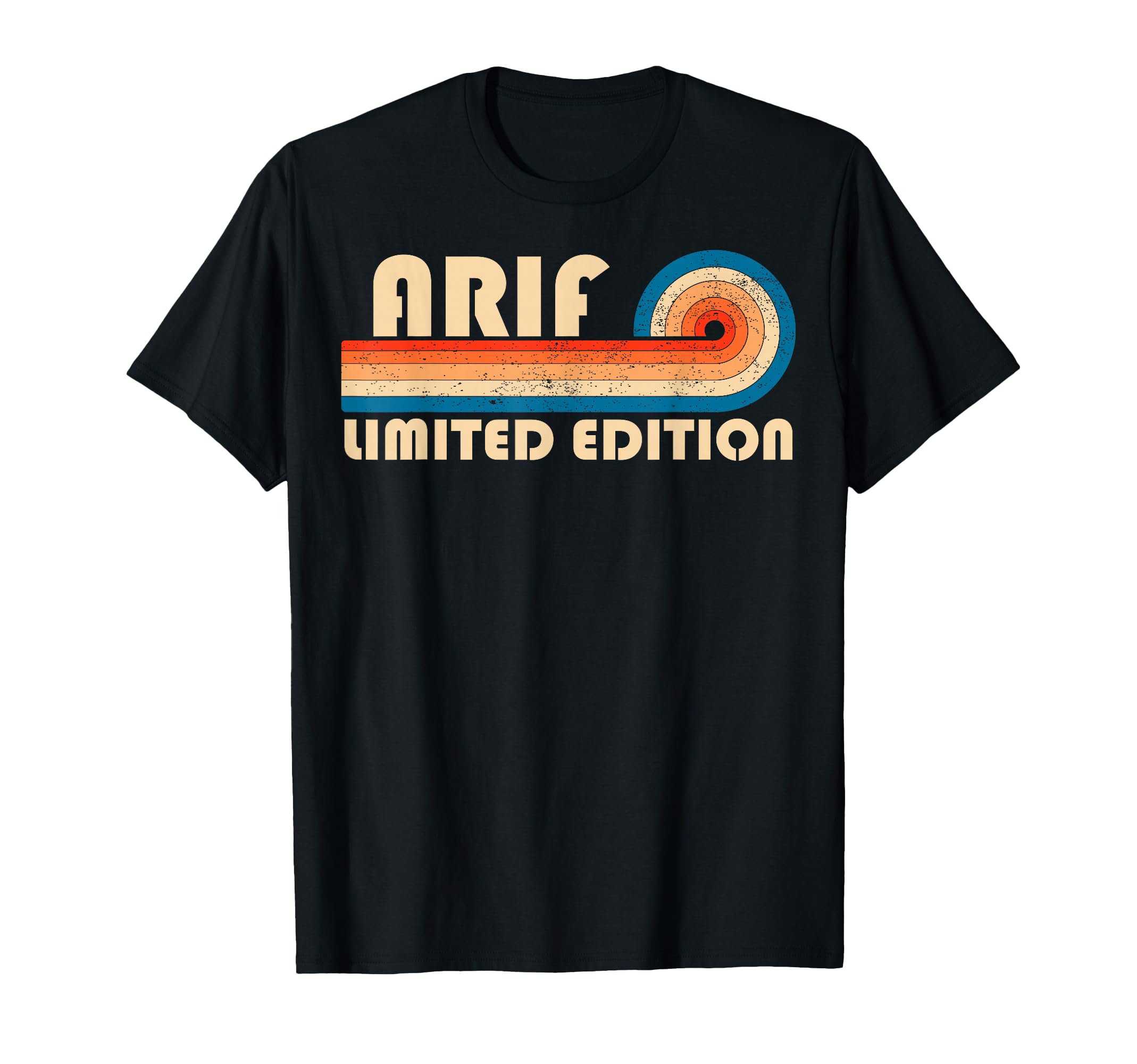 Arif 70S 80S Sunset Stripe T-Shirt - Fun Novelty Design Unisex - T-Shirt, Sweatshirt, Hoodie