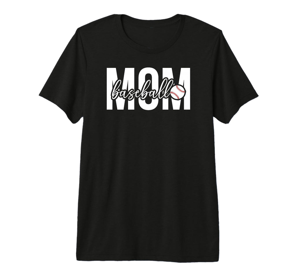 Baseball Mom Proud Mother Baseball Player T-Shirt - Novelty Apparel Unisex - T-Shirt, Sweatshirt, Hoodie